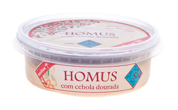 Homus com cebola dourada - Linha Saj