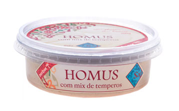Homus com mix de temperos - Linha Saj